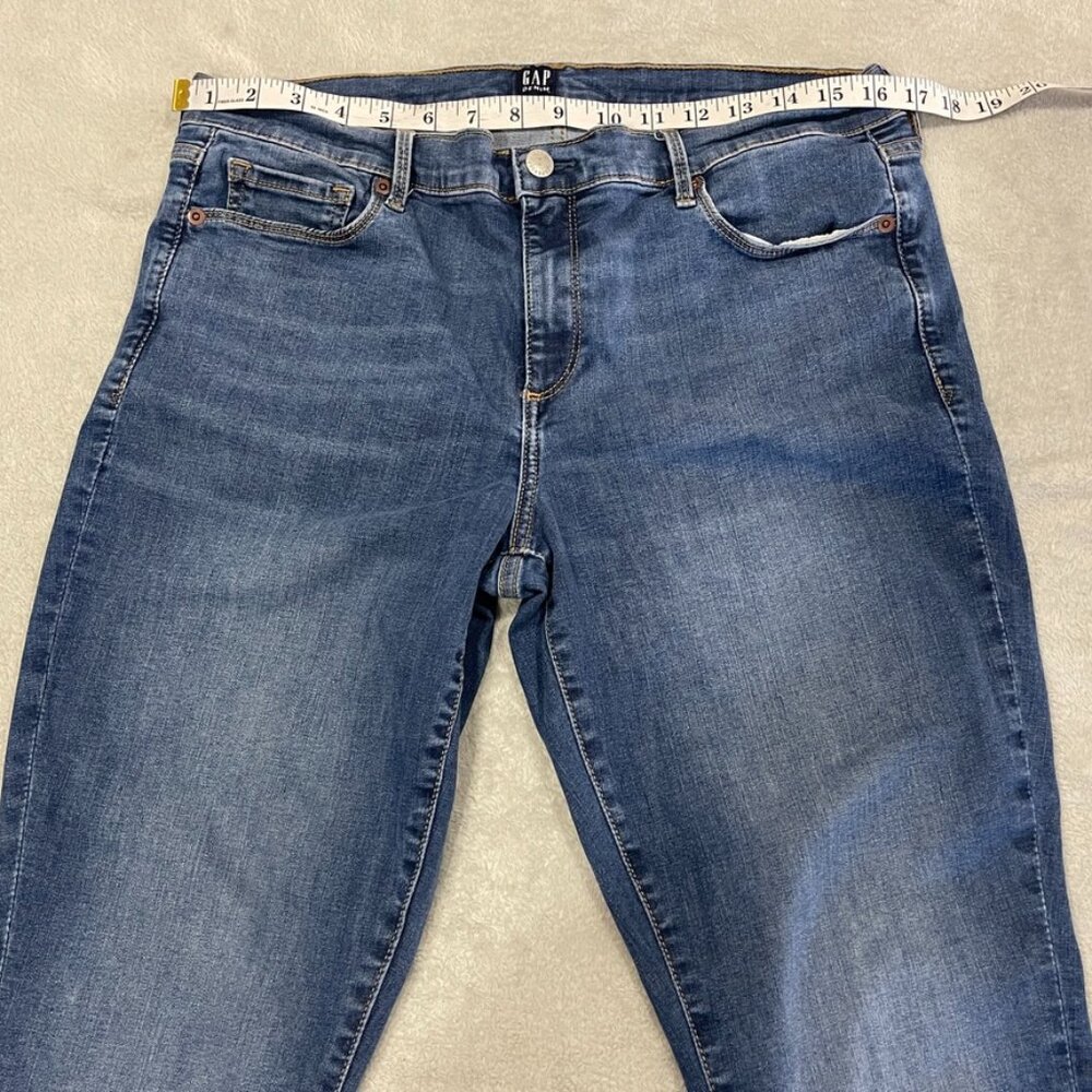 Gap Mid-Rise True Skinny Jeans Size 14/32 - Picture 8 of 11